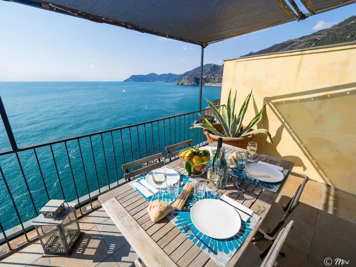 La Lampara Sea View Terrace Apartment Manarola 0*,